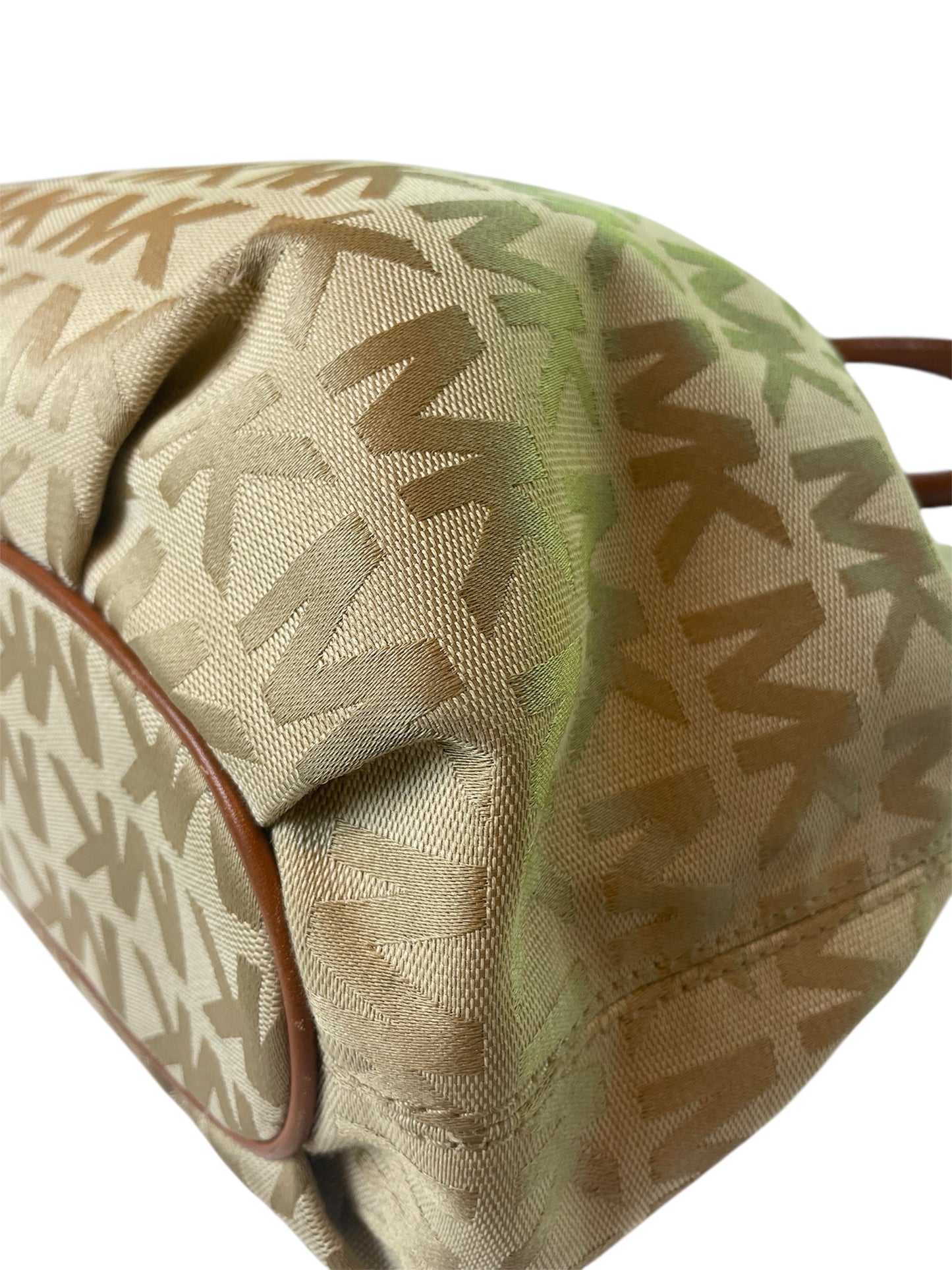 Michael Kors Signature Jacquard East West Shoulder Bag