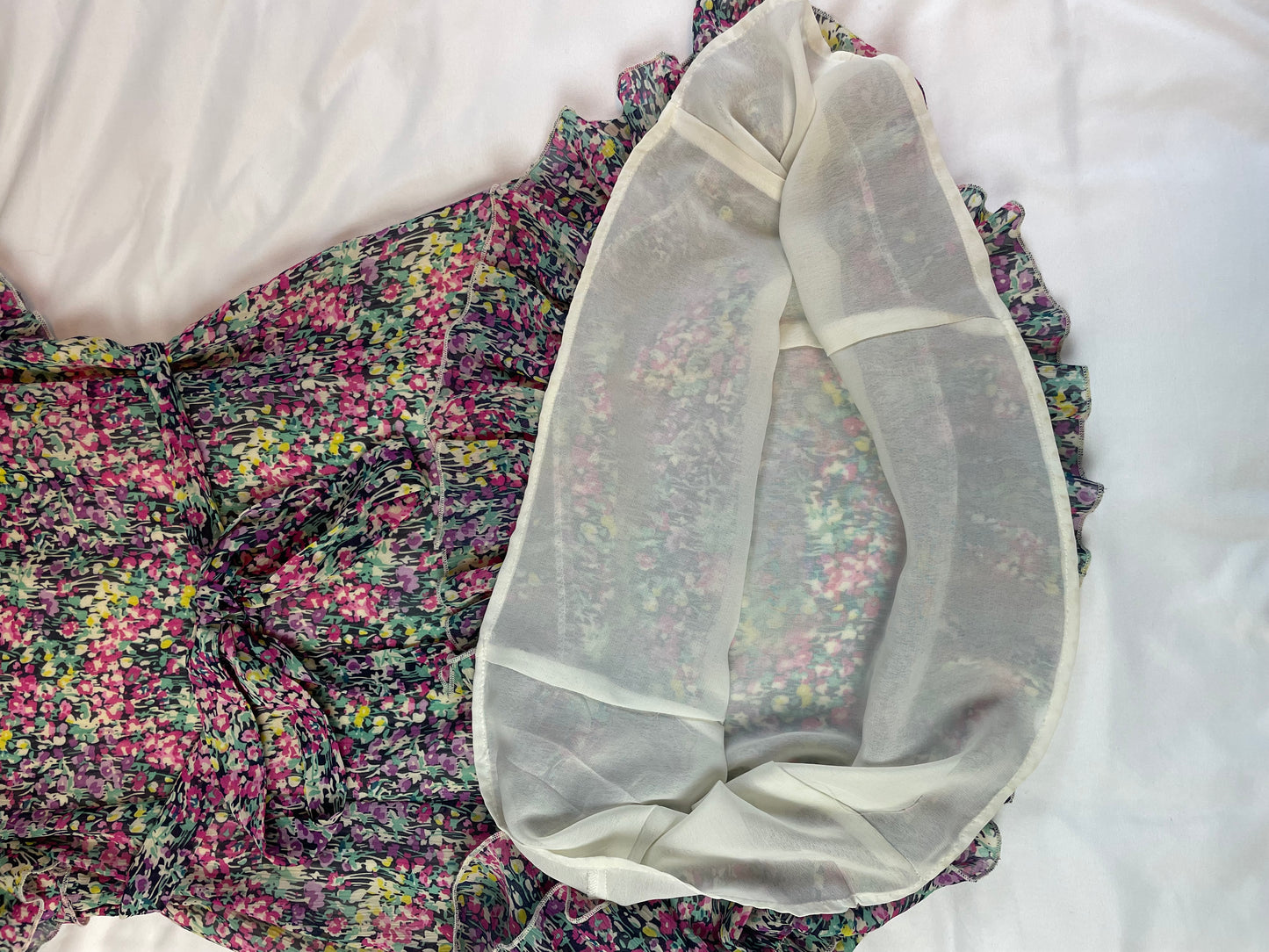 ROMY Floral Ruffle Dress {XS}