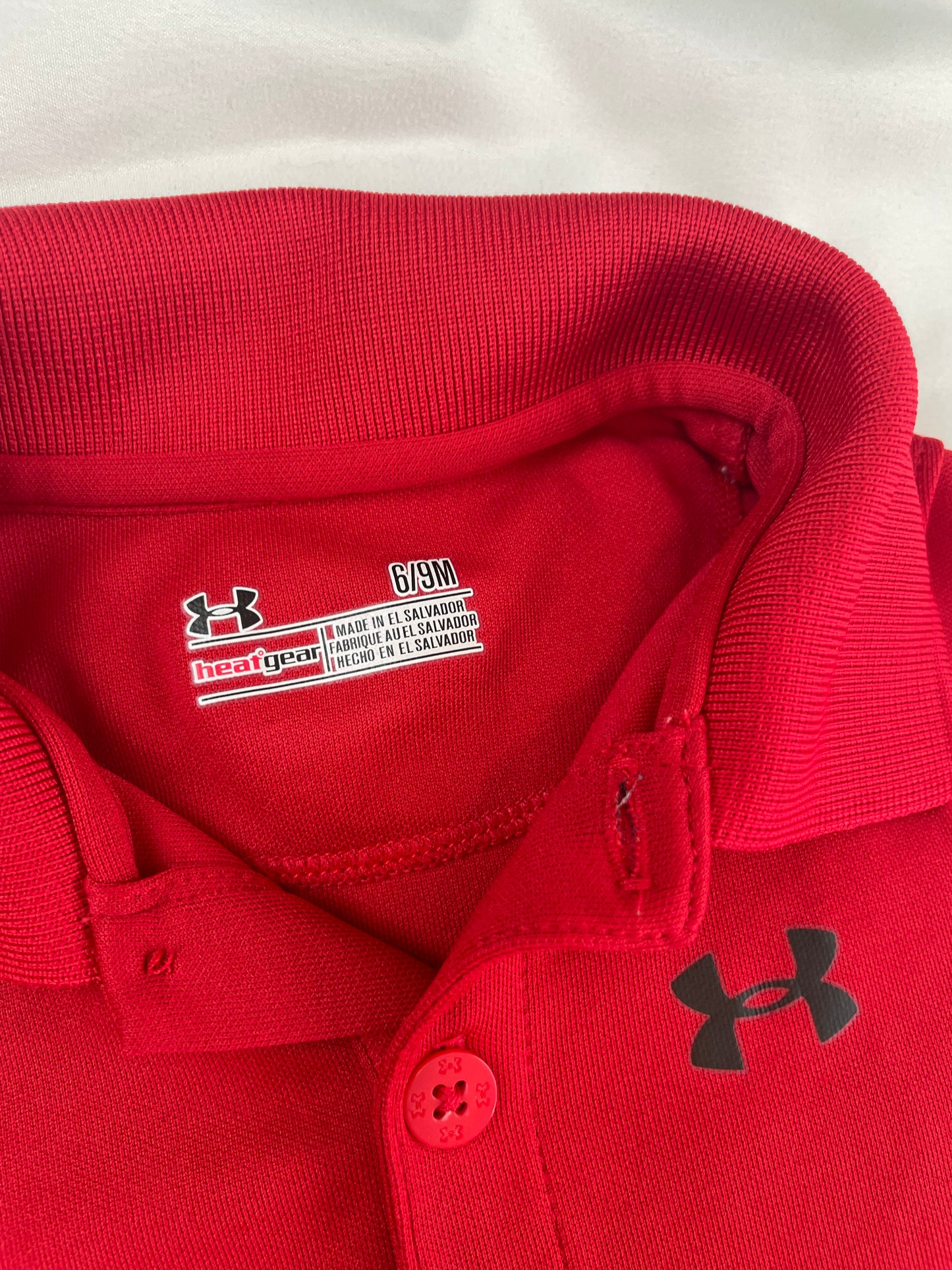 Under Armour Red Onesie {Size 6-9mo}