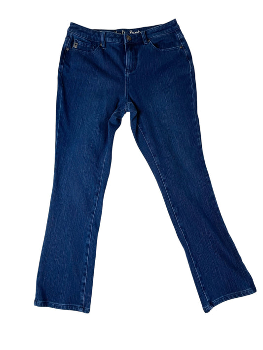 QVC Belle by Kim Gravel Petite Flexibelle Straight Jean {Size 8 Petite}