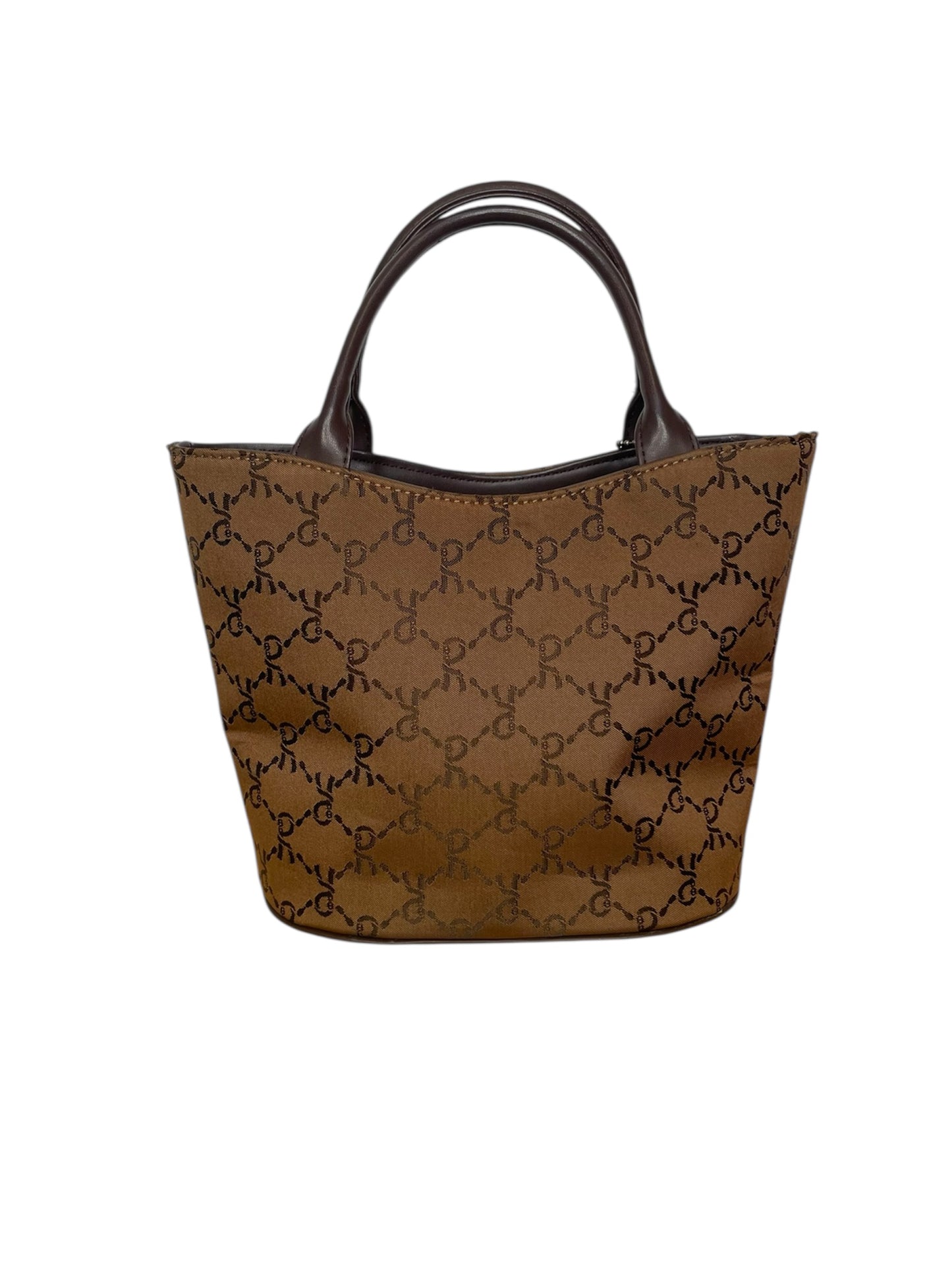 Roberta di Camerino Brown Logo Mini Tote