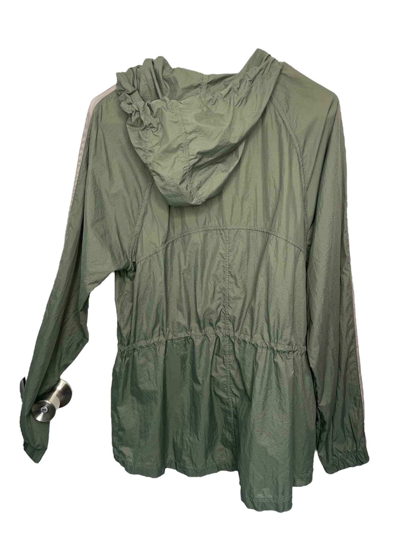 Zella Fresh Air Hooded Lightweight Nylon Jacket {S}