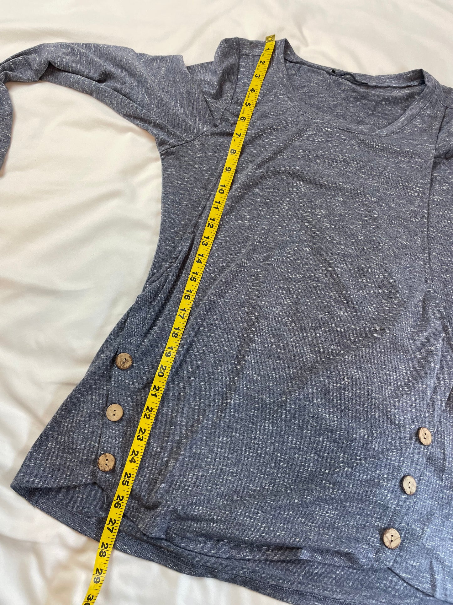 Long Sleeve Nursing and Maternity Shirt {S}
