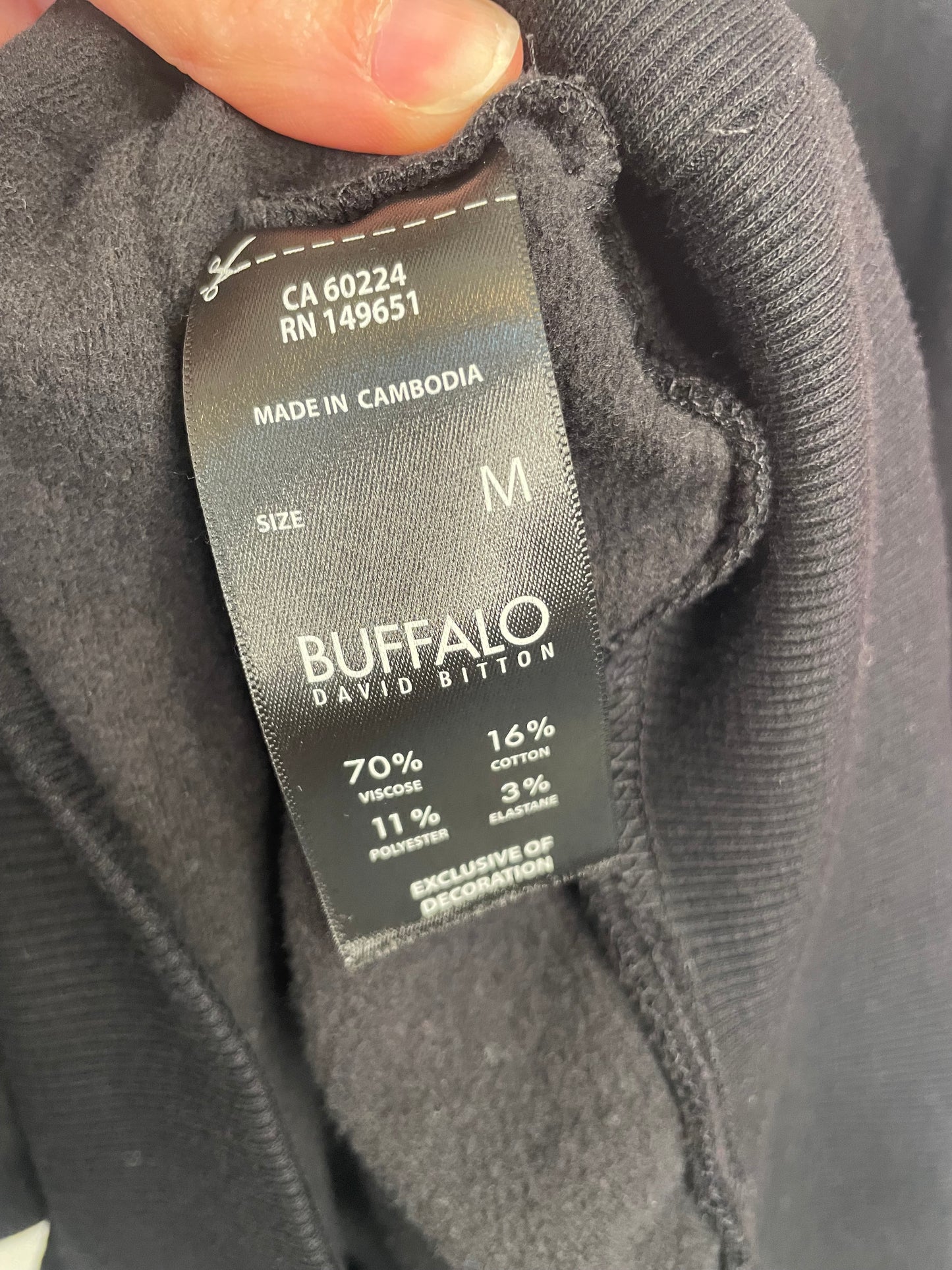 So Soft Black Hoodie {M}