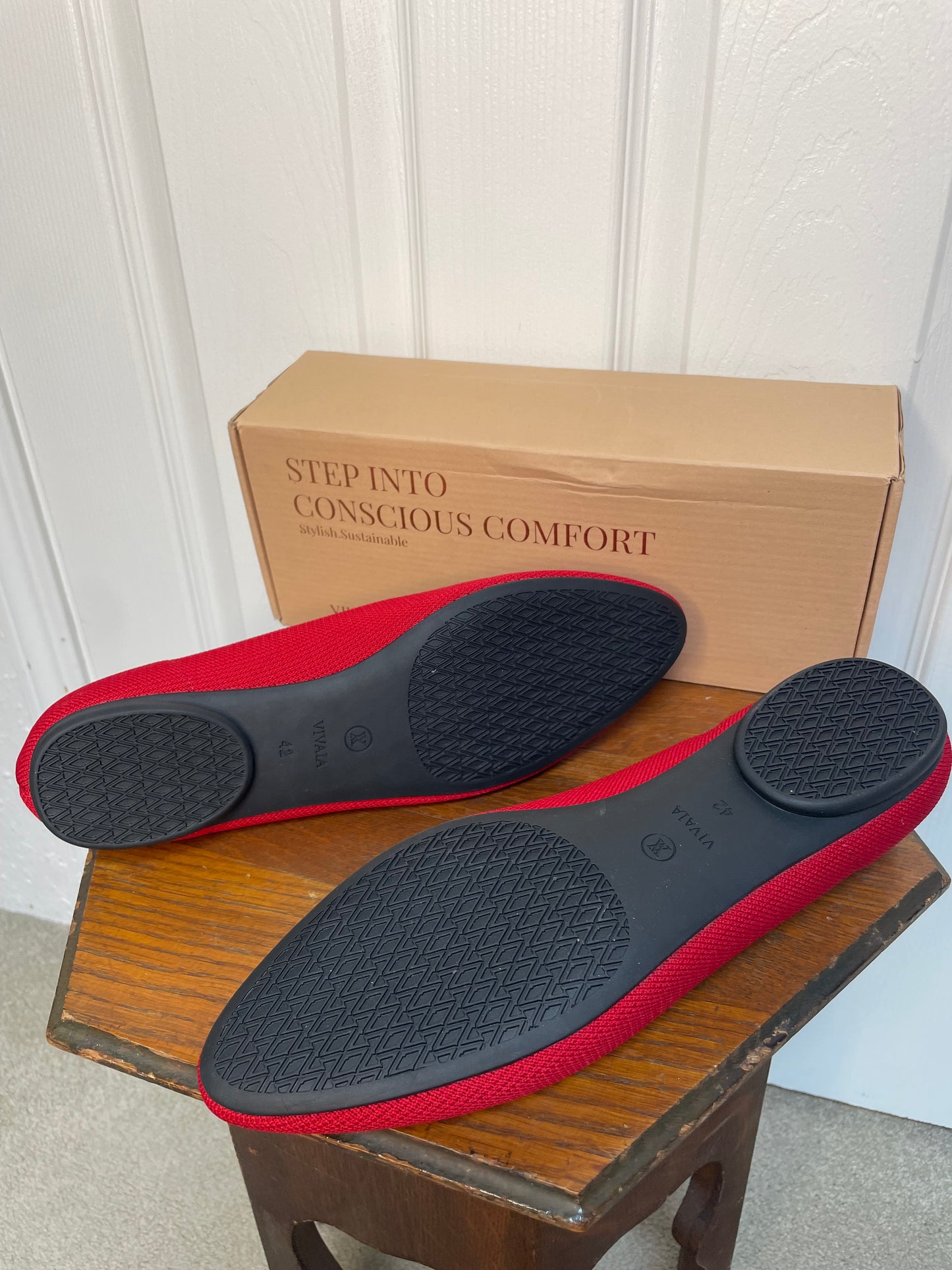VIVAIA | Tamia Almond-Toe Ballet Flats {Women's Size EU 42/11.5 US}