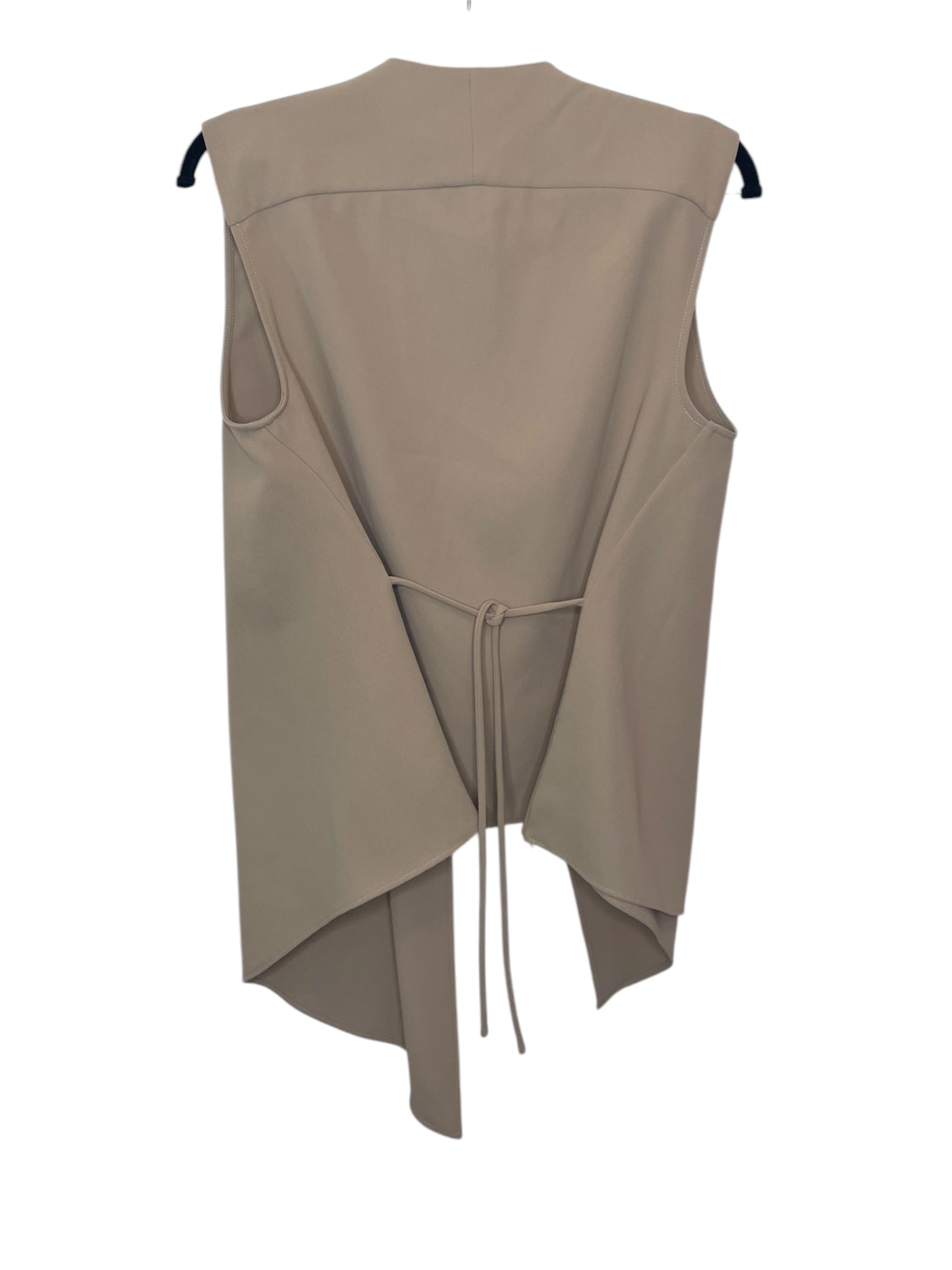 Zara Asymmetrical Tie-Waist Vest {S}