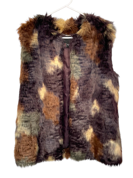 Bernardo Faux Fur Multicolor Vest {M}