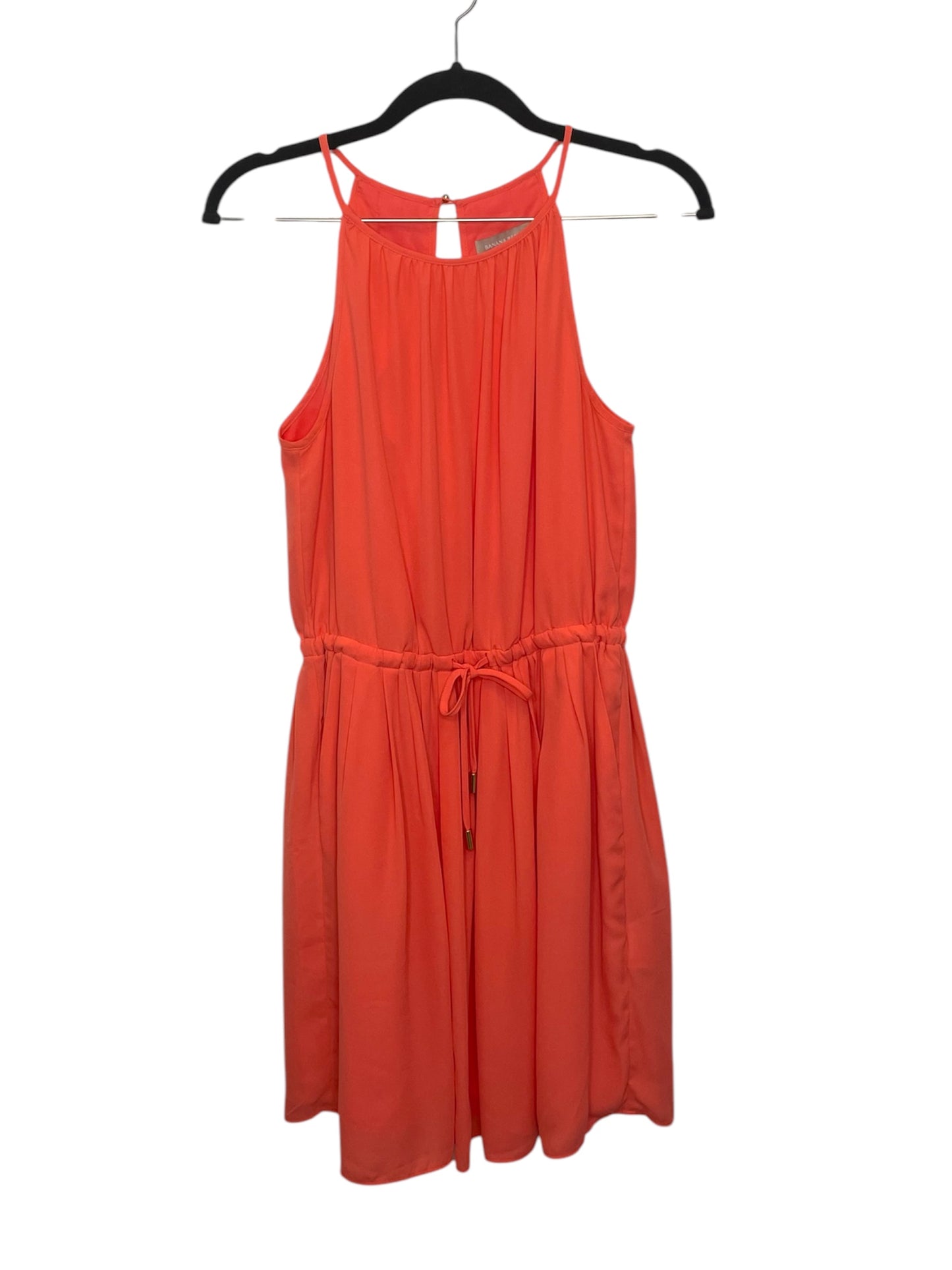 Banana Republic Coral Cinch-Waist Sleeveless Dress (WITH POCKETS!) {Size 2}