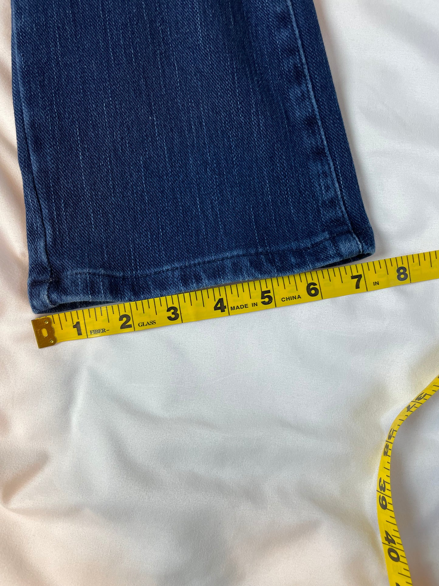 QVC Belle by Kim Gravel Petite Flexibelle Straight Jean {Size 8 Petite}