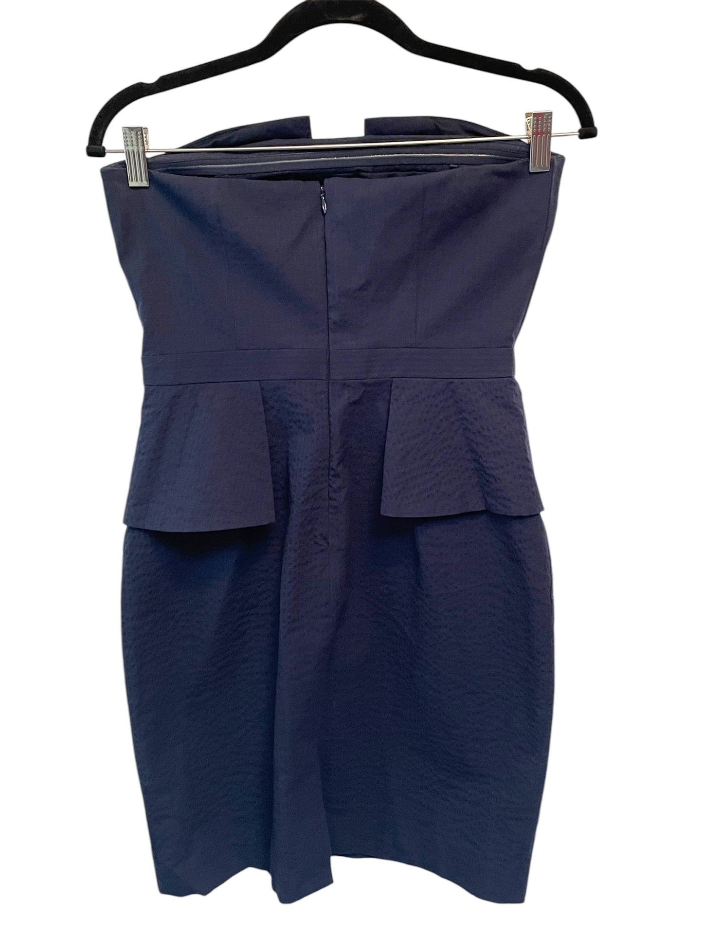 Banana Republic Chic Navy Strapless Peplum Dress {Size 4 Petite}
