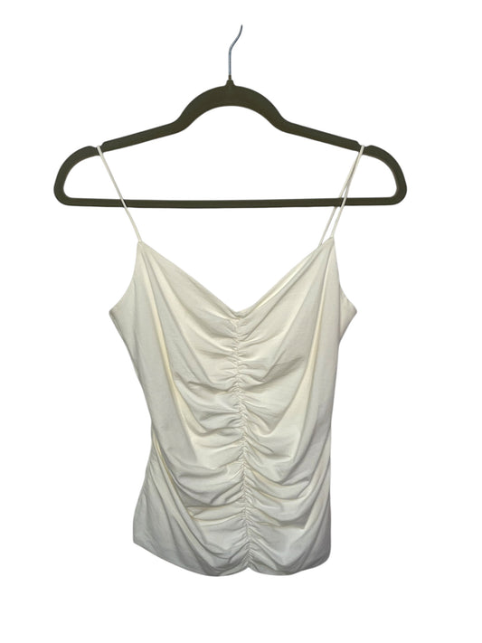 NWT Banana Republic Ruched White Tank {S}