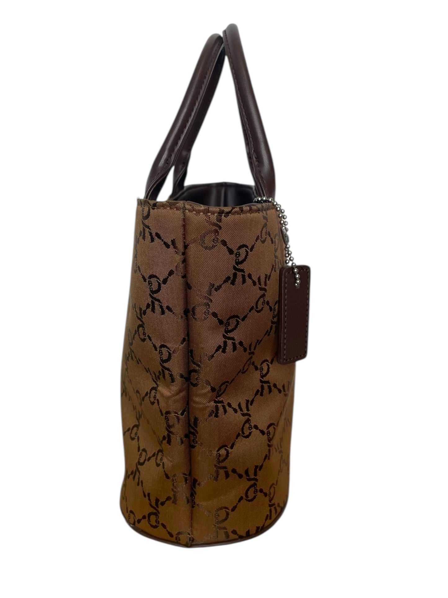 Roberta di Camerino Brown Logo Mini Tote