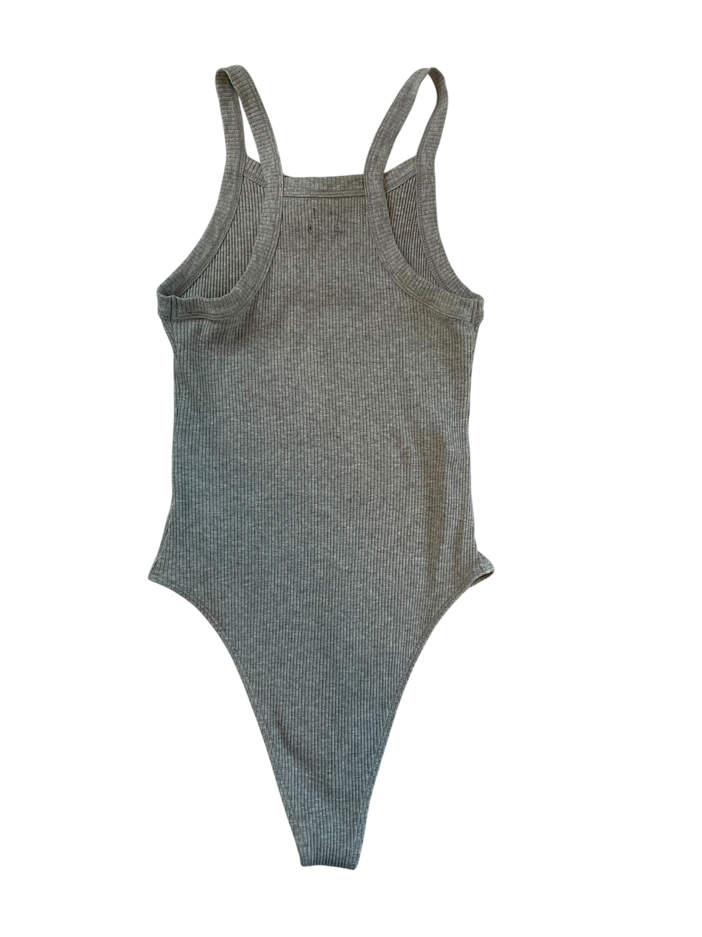 Urban Outfitters | Grey Ribbed Bodysuit {L}
