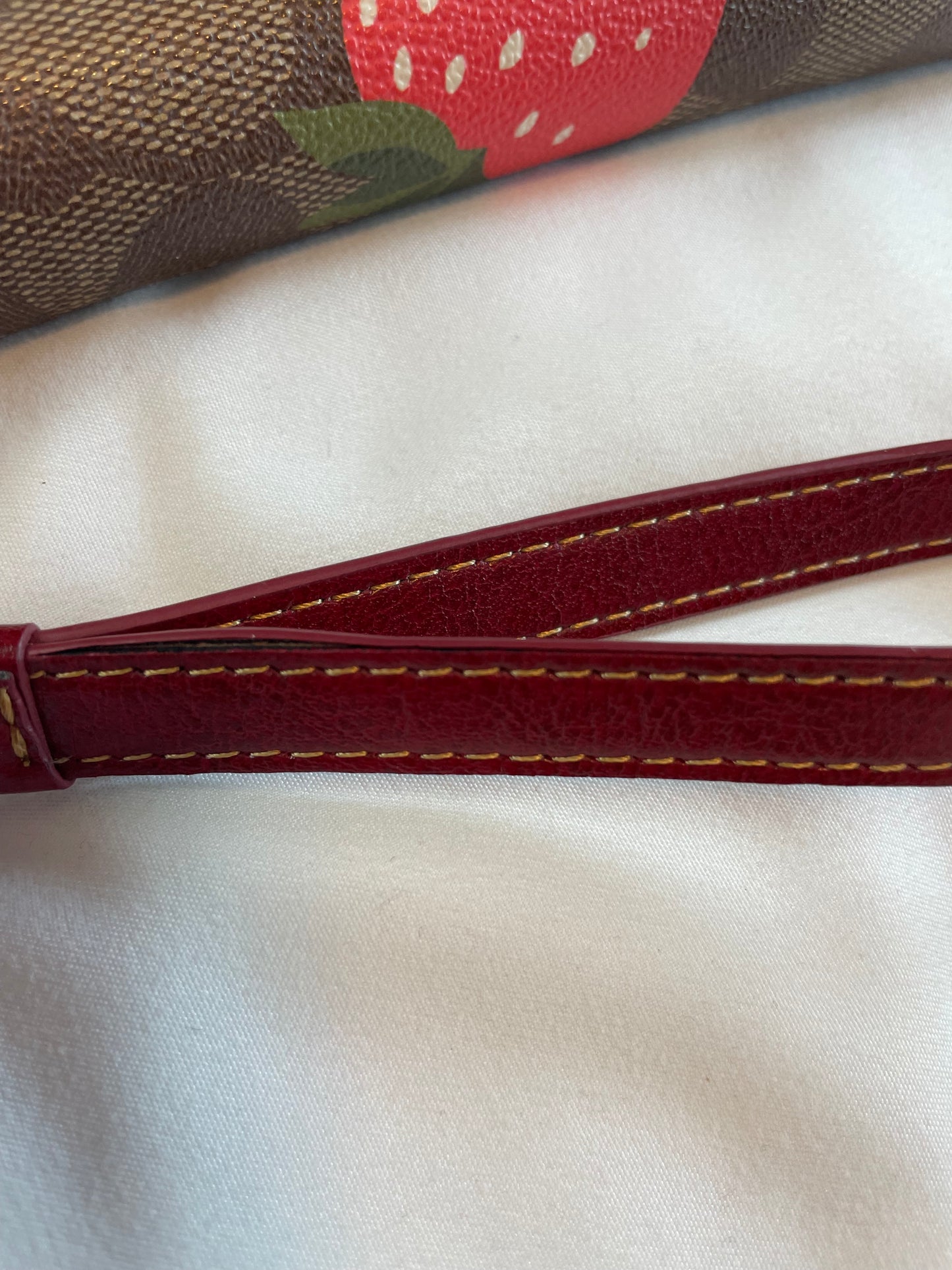 Coach Signature Strawberry Wallet/Wristlet