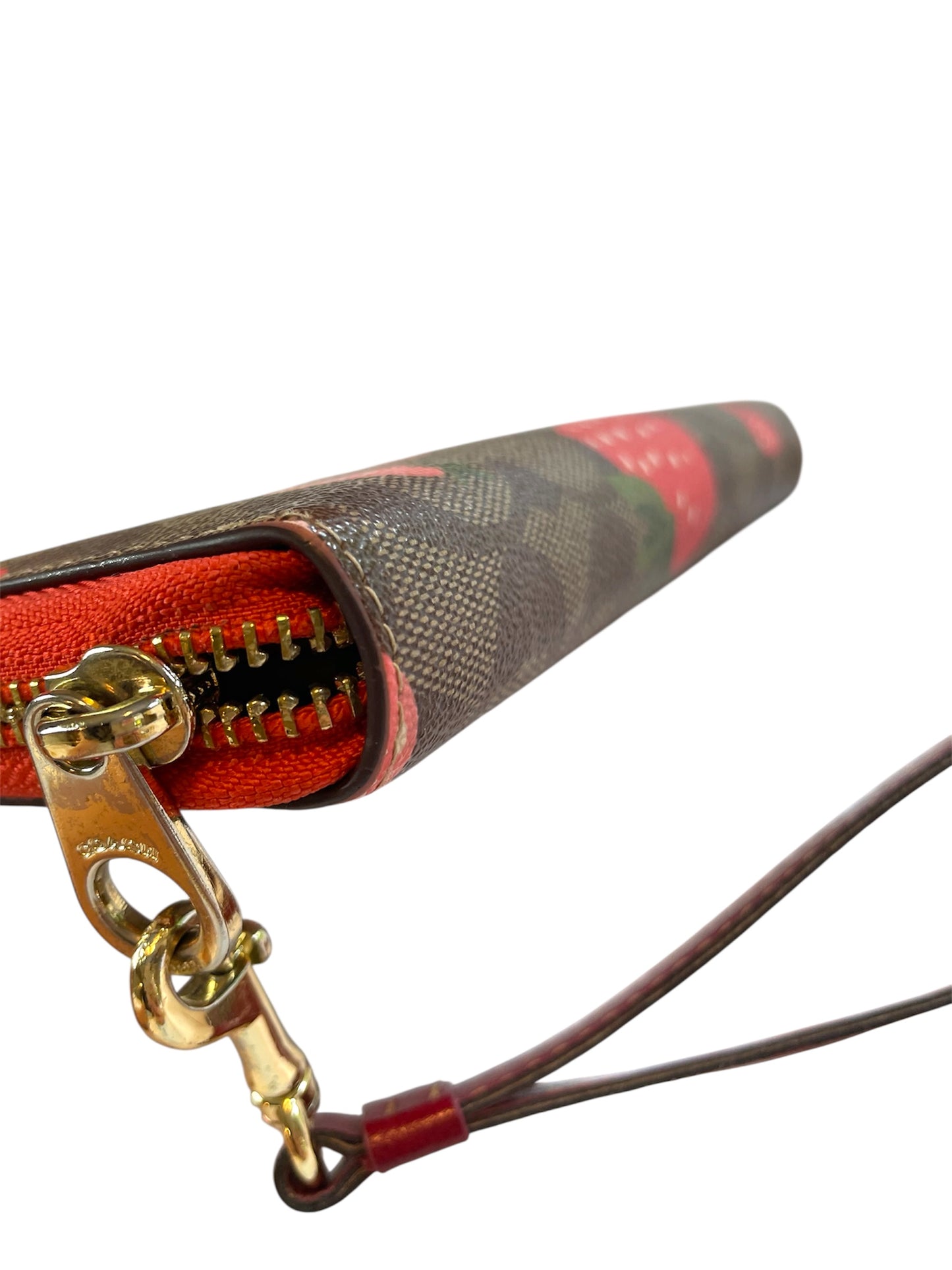 Coach Signature Strawberry Wallet/Wristlet